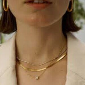 Gorgeous Double Layer Gold Necklace
